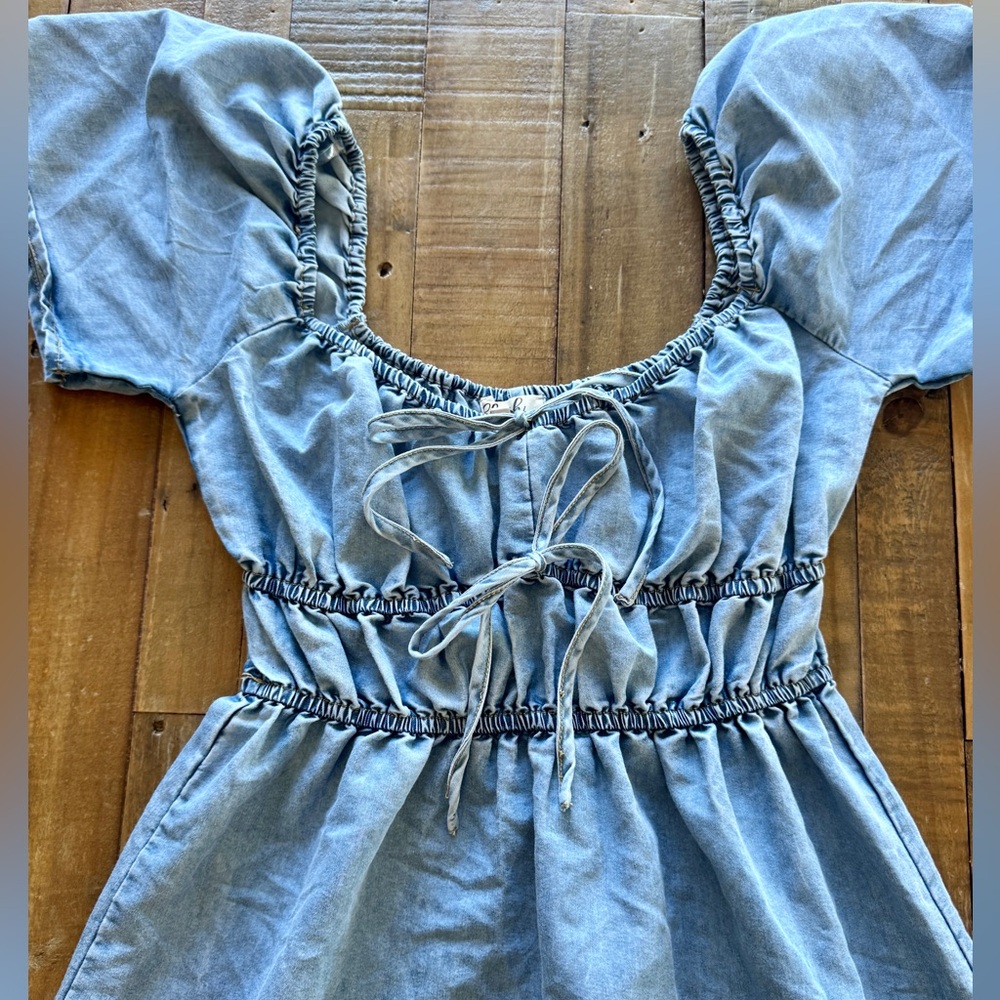 Chambray/Denim maxi dress